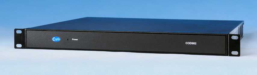 8-channel scrambler with COD982ASI remultiplexer Crypton