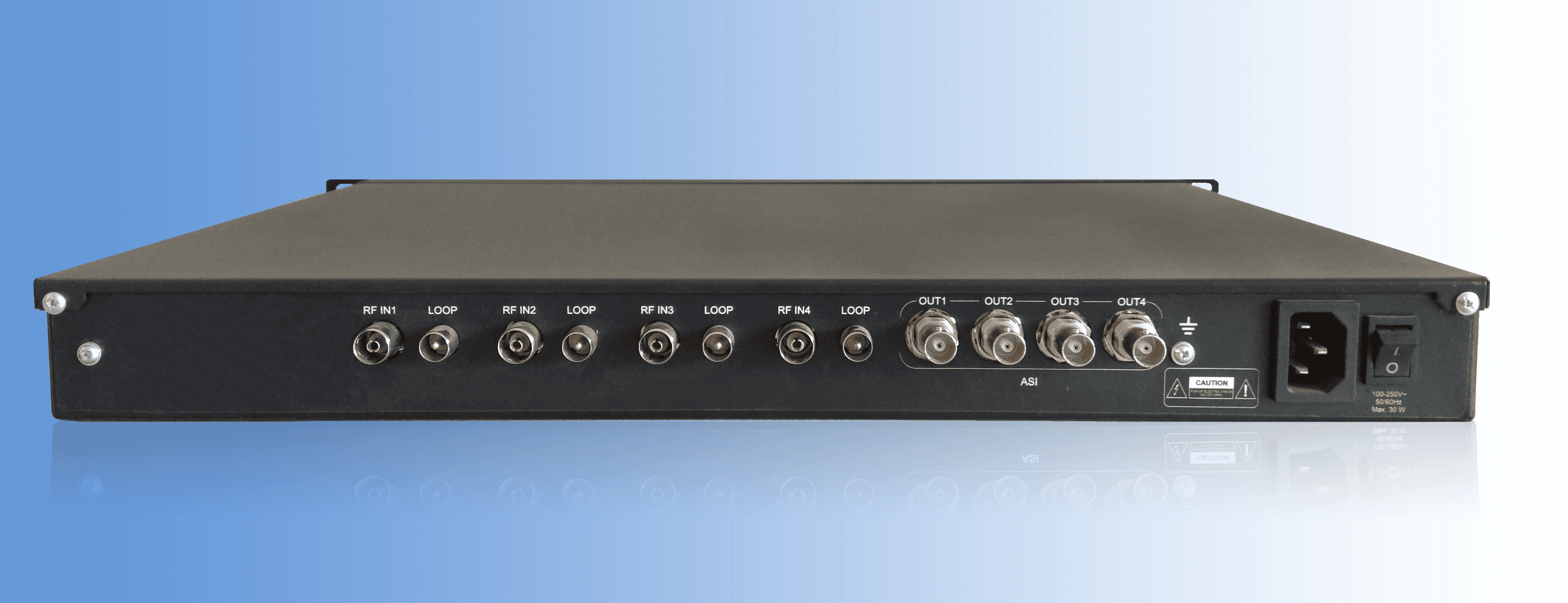 4-channel DVB-C/T/T2 Receiver - IP Streamer CRT1041IRD-T2-IP Crypton