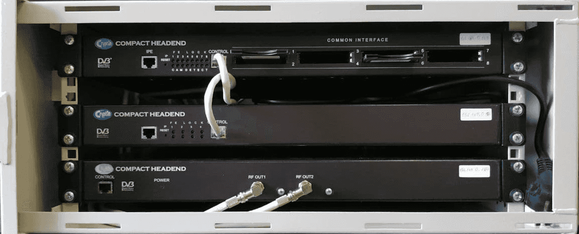 Compact headend for IPTV in a hotel