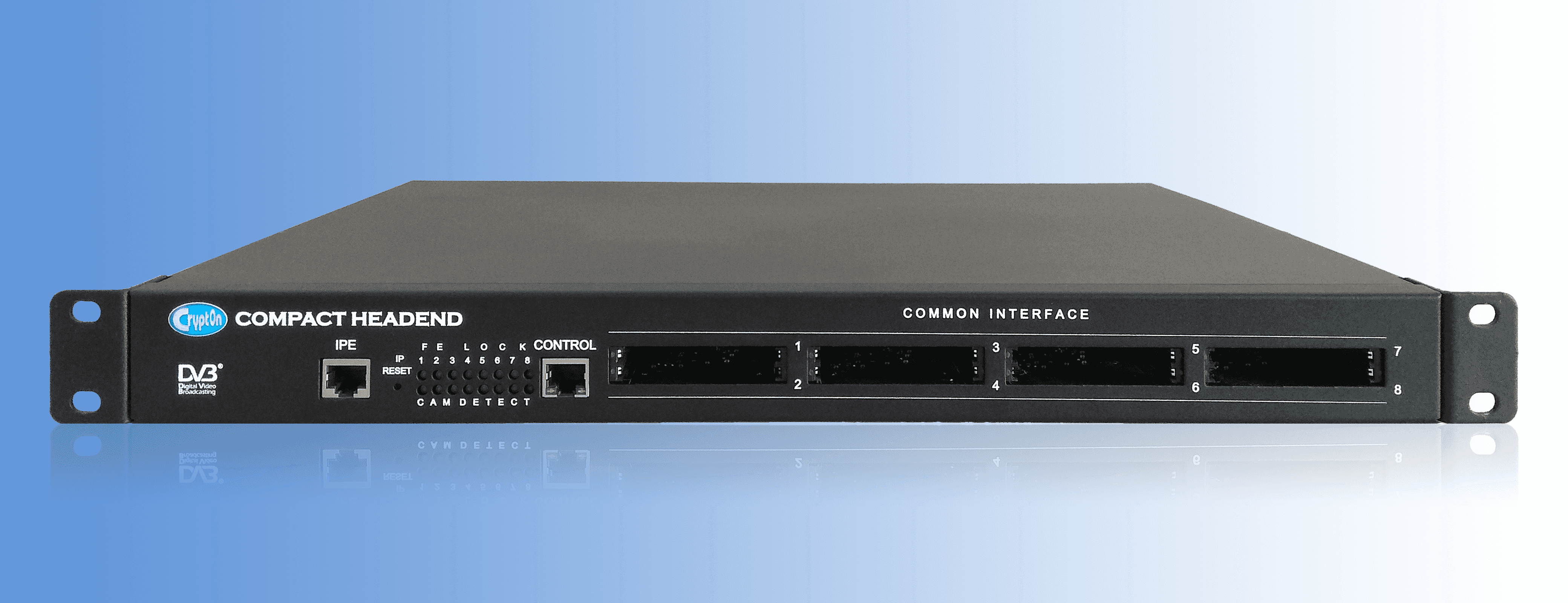 8-channel Receiver - IP Streamer CRT1081IRD-S2-IP Crypton
